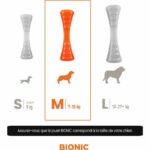 Dog toy - BIONIC - Urban stick - Size Medium 23 cm - Made of ultra-resistant rubber - lead, BPA and phthalate free - Image 2