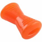 Dog toy - BIONIC - Bone - Size Medium 12 cm - Ultra-resistant rubber - lead, BPA and phthalate free