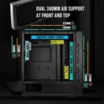 PC case without power supply - BITFENIX Tracery ARGB (Black) - Mid-tower - E-ATX format - Image 3