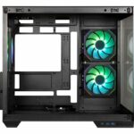 PC Case - BITFENIX - Triton - Cube - ATX - Black - Tempered Glass - USB-C and A-RGB - Image 5