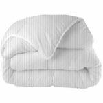 Duvet 220x240 cm BLANREVE PRESTIGE Multiprotection - 100% Polyester - 2 People - Striped Satin - Image 3
