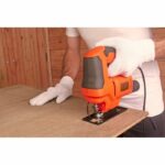 400W Jigsaw - 3000 rpm, 18mm stroke, T-blade, cutting capacity wood 65mm / steel 6mm / aluminum 10mm - BLACK+DECKER - Image 2