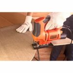 400W Jigsaw - 3000 rpm, 18mm stroke, T-blade, cutting capacity wood 65mm / steel 6mm / aluminum 10mm - BLACK+DECKER - Image 3