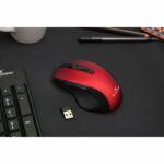 Wireless Mouse - BLUESTORK - OFFICE 75 - Rechargeable - PC/MAC - Red - Image 5