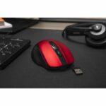 Wireless Mouse - BLUESTORK - OFFICE 75 - Rechargeable - PC/MAC - Red - Image 6