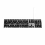 Wired Keyboard - Bluestork - KB Mac - Azerty - Mac Compatible - Black – Bild 2