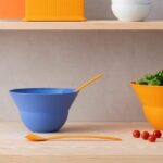 Set of 2 bowls 3 L and 4.9 L with salad servers - BODUM - Topee - Matisse - Image 4