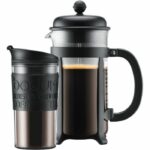 French press coffee maker – BODUM – JAVA SET – 8 cups 1.0 l + plastic insulated mug 0.35 l