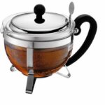 BODUM CHAMBORD Teapot with sieve 1L gray
