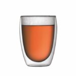 BODUM CHAMBORD Piston Coffee Set - 8 cups - 1L - Gray - With 2 double-sided glasses Pavina 0,35l - Image 4