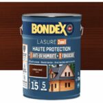 2 in 1 High Protection Stain - Dark Oak Satin - BONDEX - 5 L
