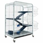 TYROL Cage tower 64x44x93cm - For rodents - Image 2