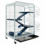 TYROL Cage tower 64x44x93cm - For rodents - Image 3