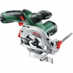 Bosch wireless circular saw-Universalcirc 12 (1 battery 12V-2.5Ah + parallel stop + saw blade + push vacuum cleaner)