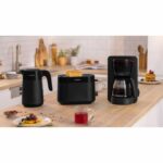 Toaster - BOSCH - TAT2M123 MyMoment - Black - 2 slices - automatic bread centering - defrosting and reheating functions - Image 2