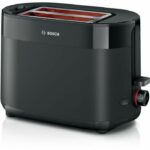 Toaster - BOSCH - TAT2M123 MyMoment - Black - 2 slices - automatic bread centering - defrosting and reheating functions