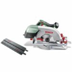 Bosch PKS 66-2AF 1600W 66 mm circular saw, precise cutting, CleanSystem housing for dust absorption, ergonomic handle.