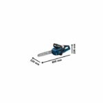 18V GKE 18V-40 Professional Chainsaw (without battery or charger) - BOSCH - 06008D3000 - Image 4
