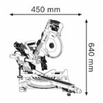 Bosch Profesional GCM 8 SDE - Radial tab saw 261 mm - 30 mm - 1600W - Image 6