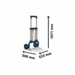 Bosch Professional folding transport hand truck for L-Boxx, 125kg floor capacity - 1600A001SA - Image 2