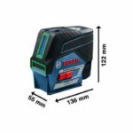 Bosch Professional GCL 2-50CG line laser with RM2 rotating stand, 12V 2.0Ah battery, charger, in Lboxx - 0601066H00 - Image 2
