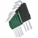 Bosch 9-Piece Torx Key Set (S2 Steel Multi-Keys TX8-TX40 Long Side Rust-Proof Surface, Storage Bar) - Image 2