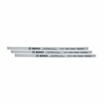 Bosch Precise 150 mm reciprocating saw blade set of 3 (durable bi-metal blade for precise cuts in metal/plastic/softwood)