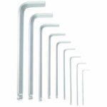 Set of 9 male keys for hexagonal socket screws - Image 3