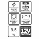 GHH 12 + 18V XA + GAA 12V-21 size 2XL Bosch heating jacket - Image 5
