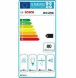 BOSCH DHL555BL Filter unit 650 m3 / H - 50 cm - Class C 79.8 kWh / year - Drain or recycling with DH charcoal filter - Metal - Image 3