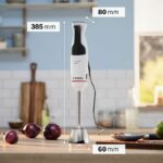 Hand blender - BOSCH - MSM4W221 - 600 W - 4 sharp blades - Blender bowl - Mini chopper - Whisk - Ceramic gear - Image 2