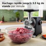 BOSCH Series 6 MFWS660B Meat Grinder - 500 W - 3 Mincing Grids - Black - Image 5