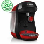 Multi-drink coffee machine - BOSCH - TASSIMO - T10 Happy red - 1400 W