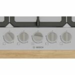 Gas hob - BOSCH Series 4 - 5 burners - 52 x 75 x 4.5 cm - PGQ7B5K90 - Stainless steel - Image 5