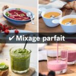 VitaPower Blender - BOSCH - MMB6141W - 1200 W - 30000 rpm - 2 speeds + turbo - 2 L bowl - 4 removable blades - White - Image 2