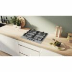 Gas hob - BOSCH Series 6 - 4 burners - 52 x 58.2 x 4.5 cm - PCP6A5I90 - Stainless steel – Bild 2