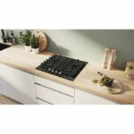 Gas hob - BOSCH Series 6 - 4 burners - 52 x 59 x 4.5 cm - PPP6A6I40 - Black – Bild 2