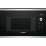 BOSCH BEL524MS0 – Micro ondes grill encastrable inox – 20 L – 800 W – Grill 1000 W