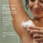 Electric epilator - BRAUN - Silk-épil 9 - Easy hair removal - Long-lasting soft skin - 9-030 - White / Pink - Image 6
