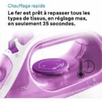 Steam iron FI3124 PU - Power 2400 W - Supercramic sole - 270 ml water tank - Self -cleaning - Image 5