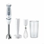 Blender - BRAUN - MQ5207WH - 1000 W - 600 ml - Gray / White