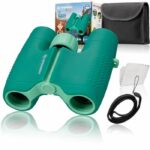 Robust children's binoculars - BRESSER JUNIOR - ergonomic - 6x magnification - green