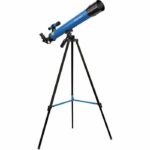 Astronomical telescope 45/600 AZ - BRESSER JUNIOR - Magnification up to 100x - Height-adjustable tripod - blue - Image 2