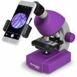 Microscope 40x-640x - BRESSER JUNIOR - LED lighting - experiment kit - purple - Image 2