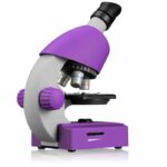 Microscope 40x-640x - BRESSER JUNIOR - LED lighting - experiment kit - purple - Image 3