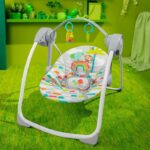 BRIGHT STARTS Playful Paradise portable baby swing, compact and automatic with music, from birth - Image 2