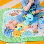 BRIGHT STARTS Unicorn Crew play and activity mat, green, toys included and detachable, from birth - Image 4