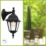 Brilliant - Newport Outdoor applique - Descendant - Black color - Metal/Glass E27 1x60w - Image 2