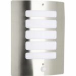 TODD-Outdoor Wall Lamp with Detector H29cm Brilliant Silver - Image 3