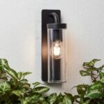 Brilliant - Aosta Outdoor applique - Descendant - Depoli black color - Metal/Plastic E27 1x25W - Image 2